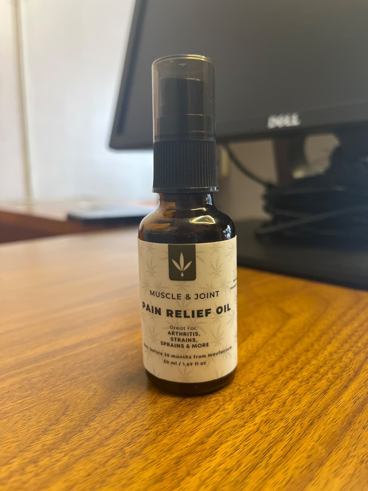 Herbal Muscle & Joint Comfort Massage Oil - 50ml Spray | Natural Warming Body Oil for Soreness & Relaxation
