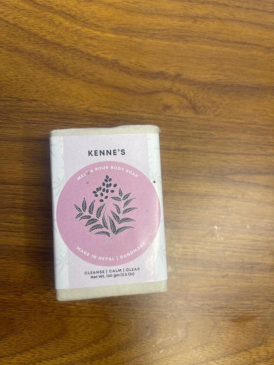 Kenne’s Handmade Neem Body Soap Bar 100g | Natural & Chemical-Free